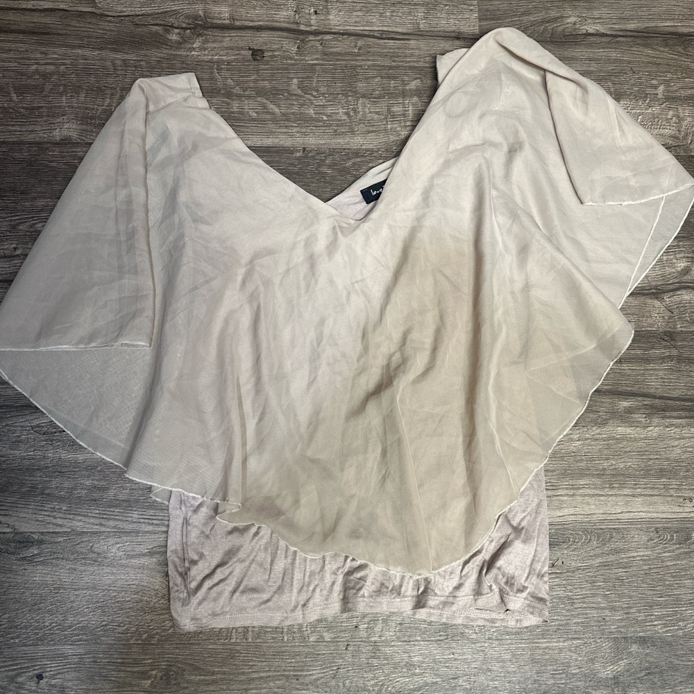 Love J Off-Shoulder Cream Blouse - Picture 2 of 4